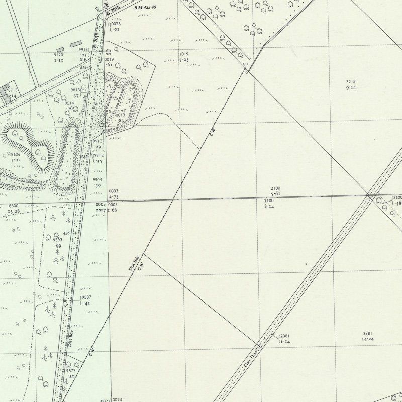 Gavieside No.3 Pit - 1:2,500 OS map c.1962, courtesy National Library of Scotland