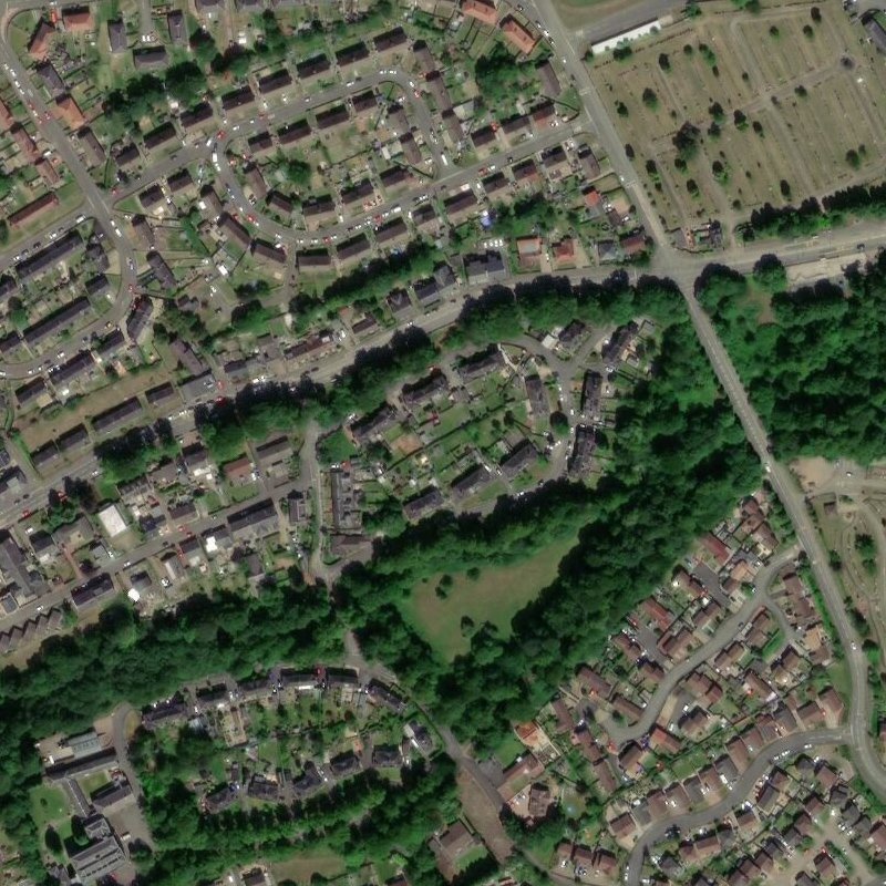 Burnside Rd (Uphall: Middleton Hall Estate) - Aerial, courtesy National Library of Scotland