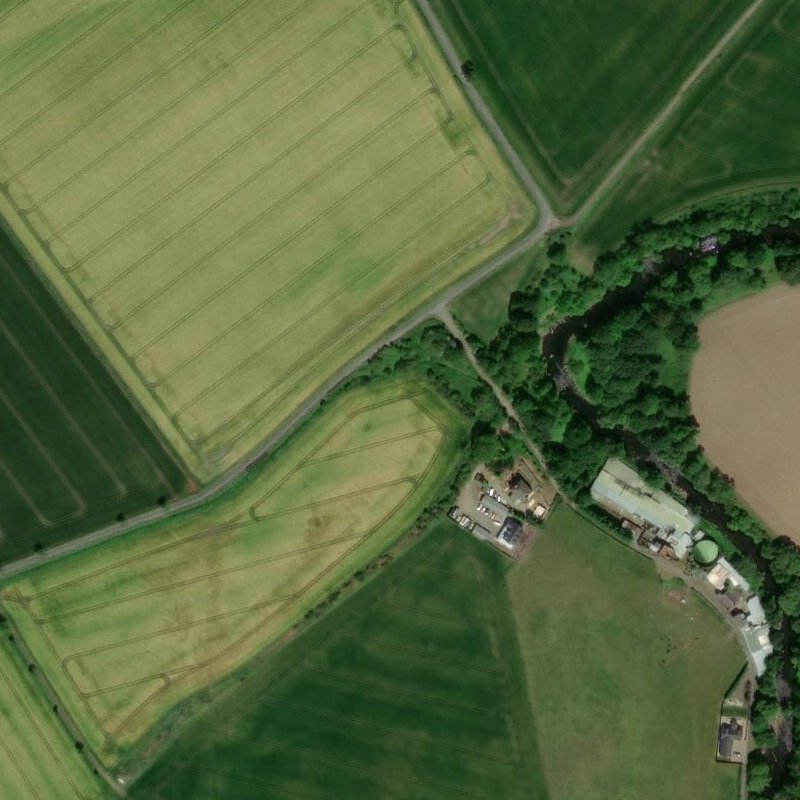 Westerton Cottages - Aerial, courtesy National Library of Scotland